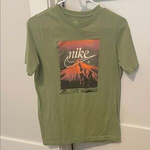 Nike Kids Green Graphic T-Shirt
